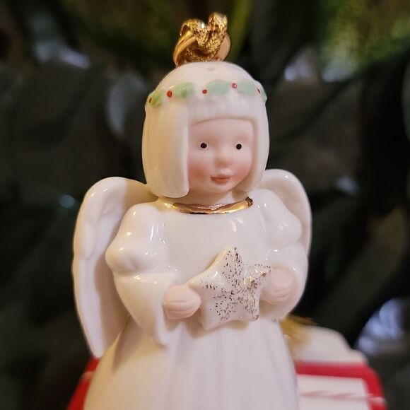 Lenox Holiday Cheer Angel Ornament 884414 with Box - Picture 9 of 9